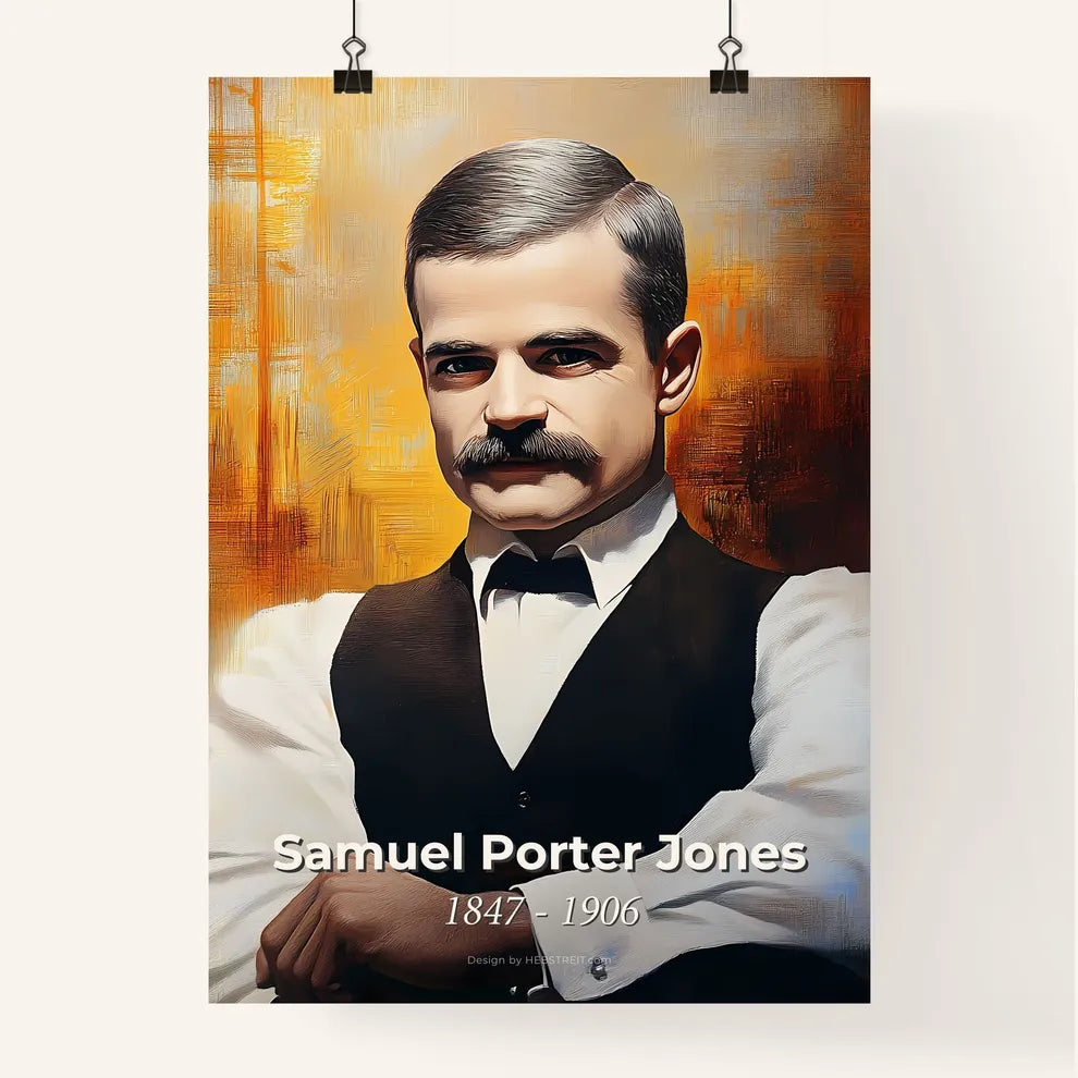 Portrait of Samuel Porter Jones Poster