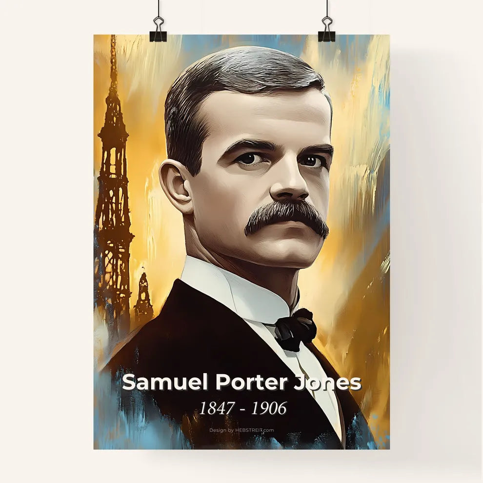 Portrait of Samuel Porter Jones Poster