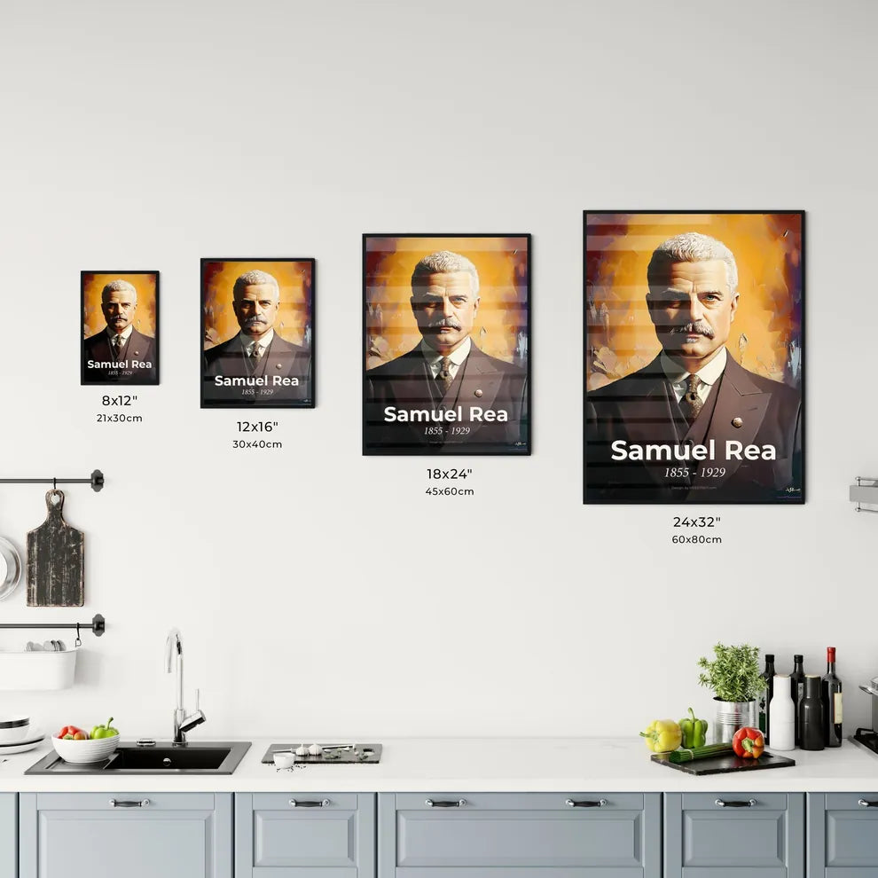 Portrait of Samuel Rea Size Chart