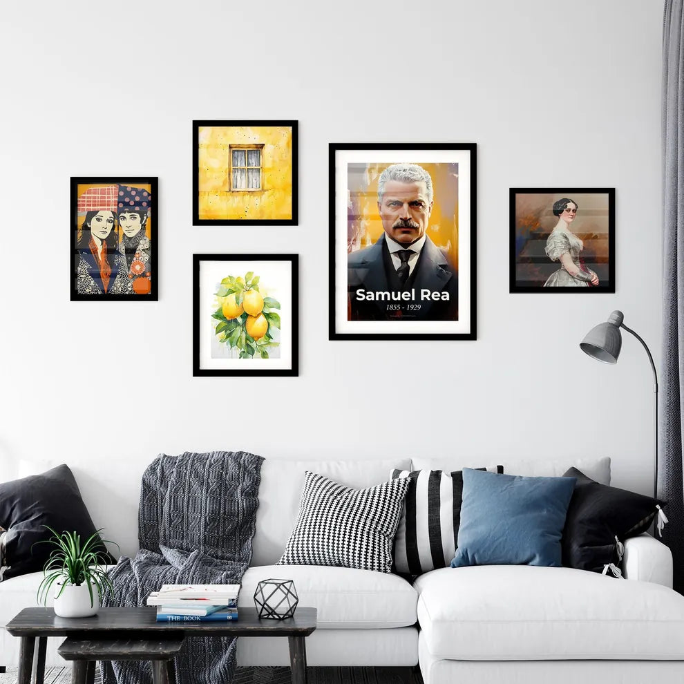 Portrait of Samuel Rea Wall Art