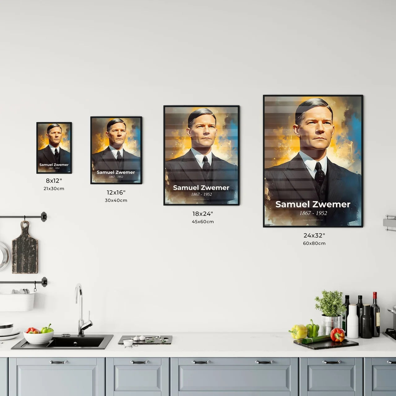 Portrait of Samuel Zwemer - Kitchen Hangings