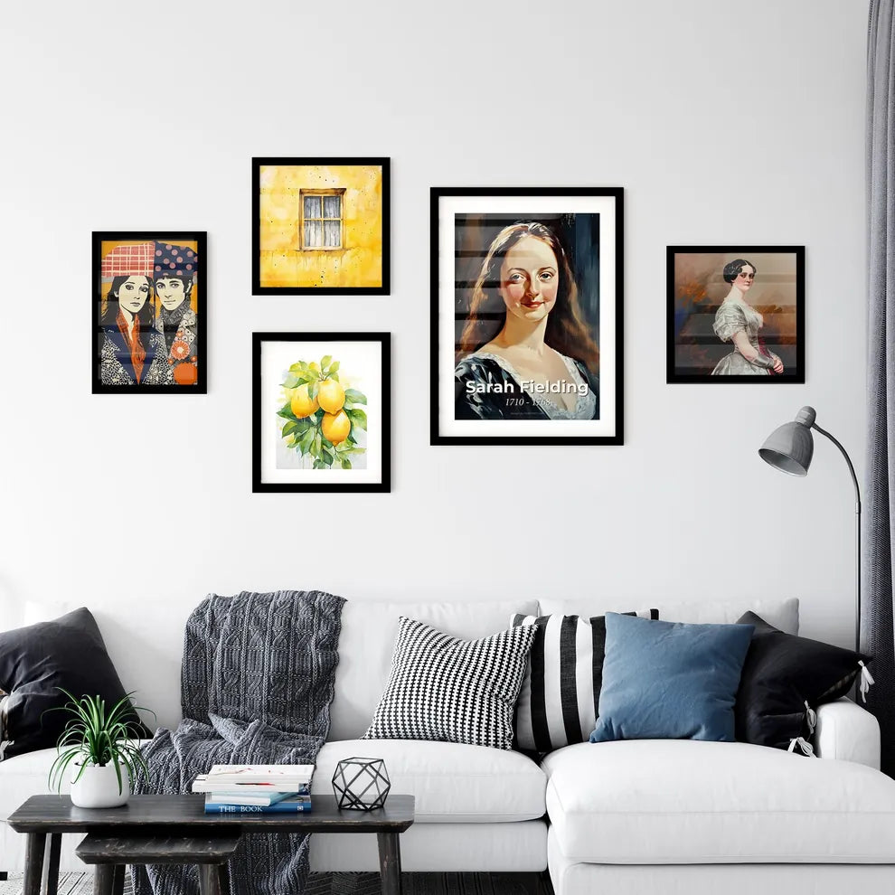 Portrait of Sarah Fielding Wall Art