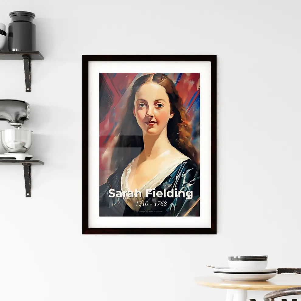 Portrait of Sarah Fielding Framed Print