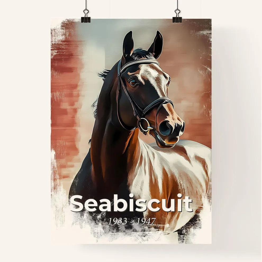 Portrait of Seabiscuit Poster