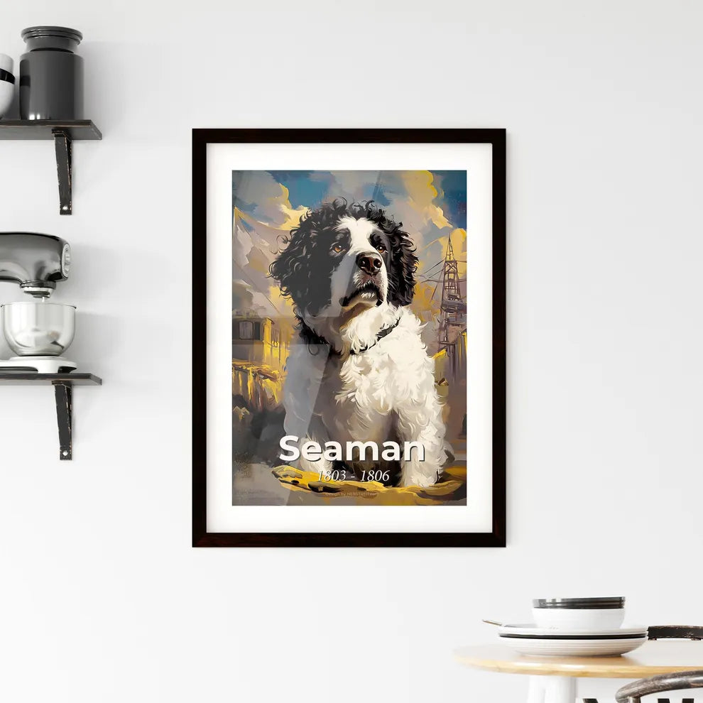 Portrait of Seaman Framed Print