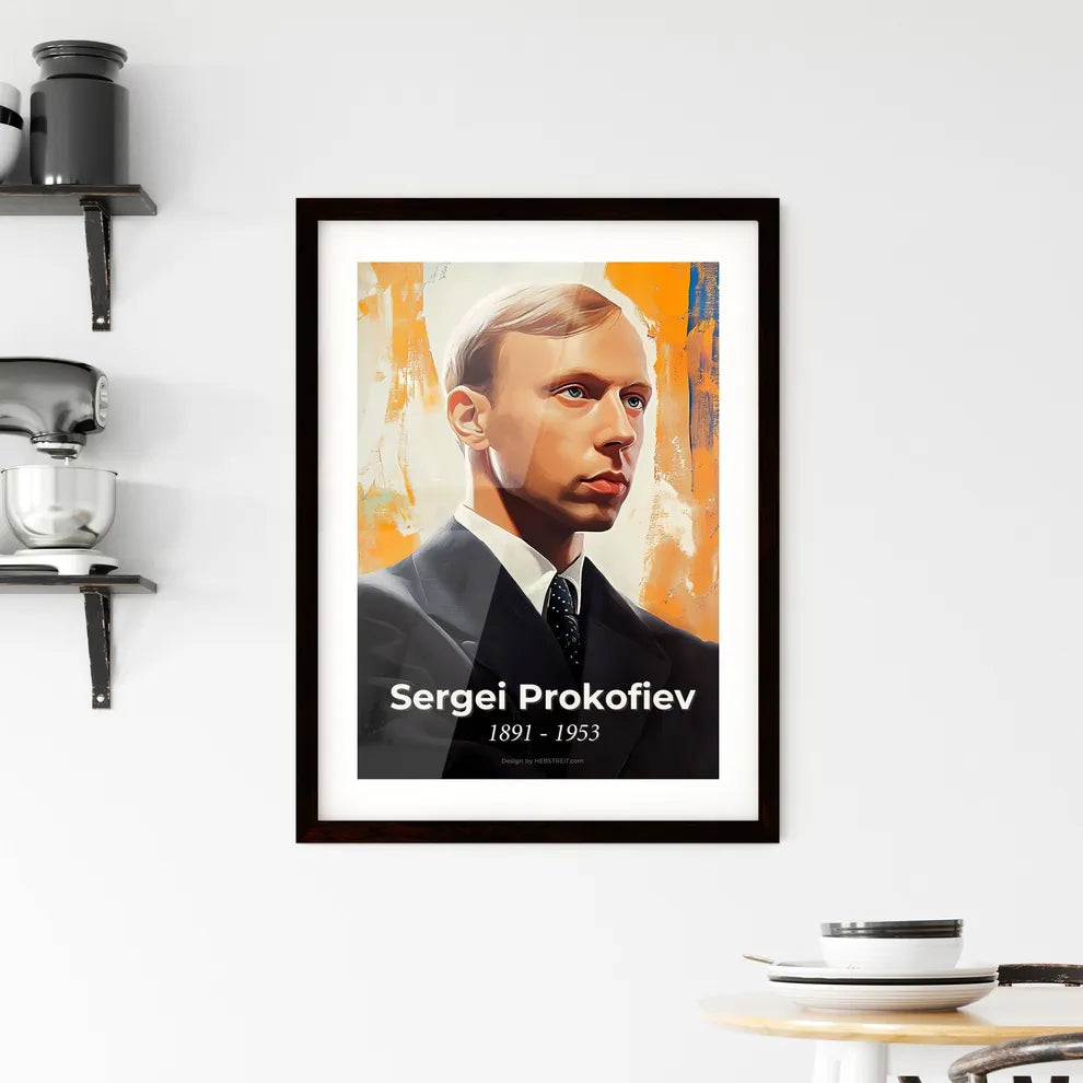 Portrait of Sergei Prokofiev Hangings