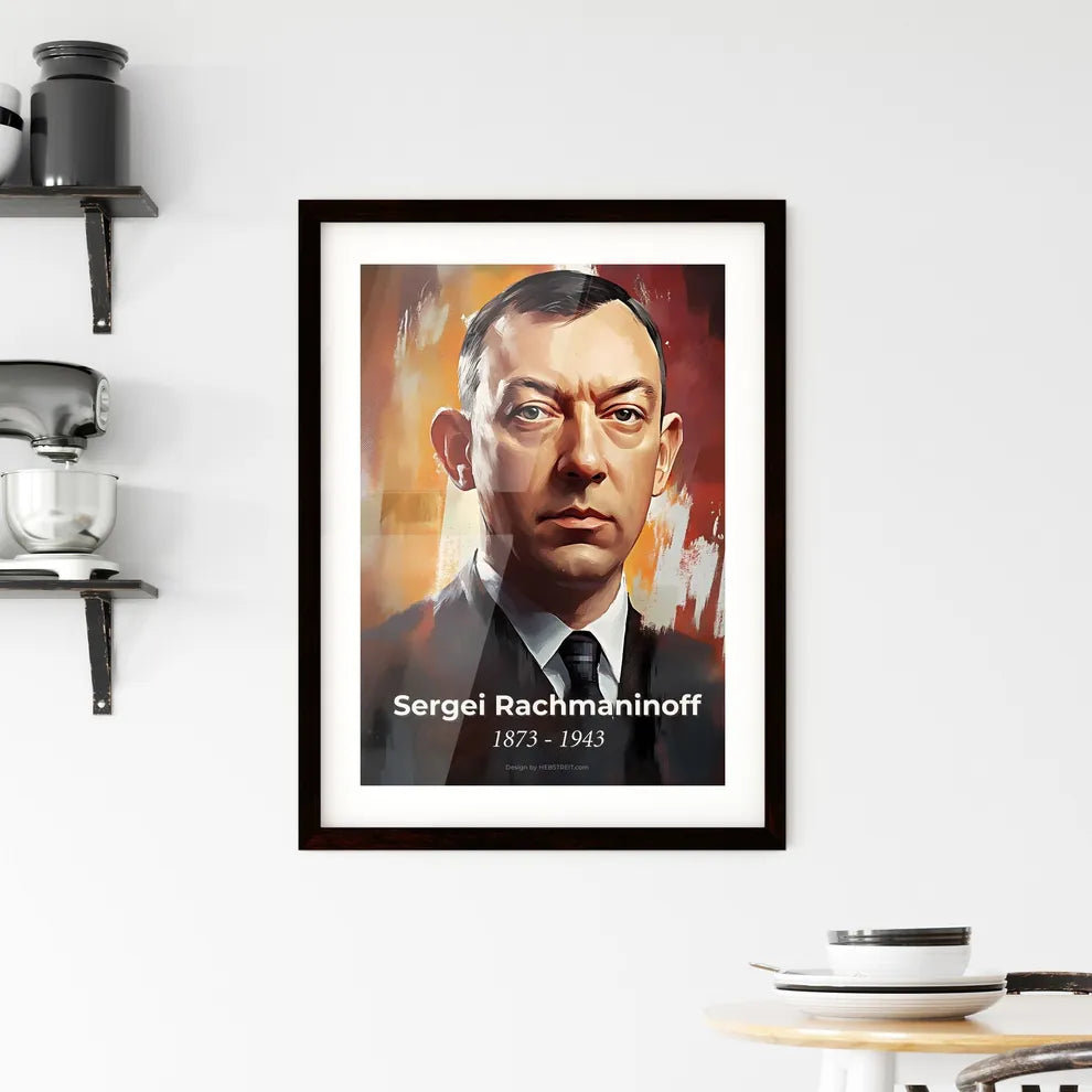 Portrait of Sergei Rachmaninoff Hangings