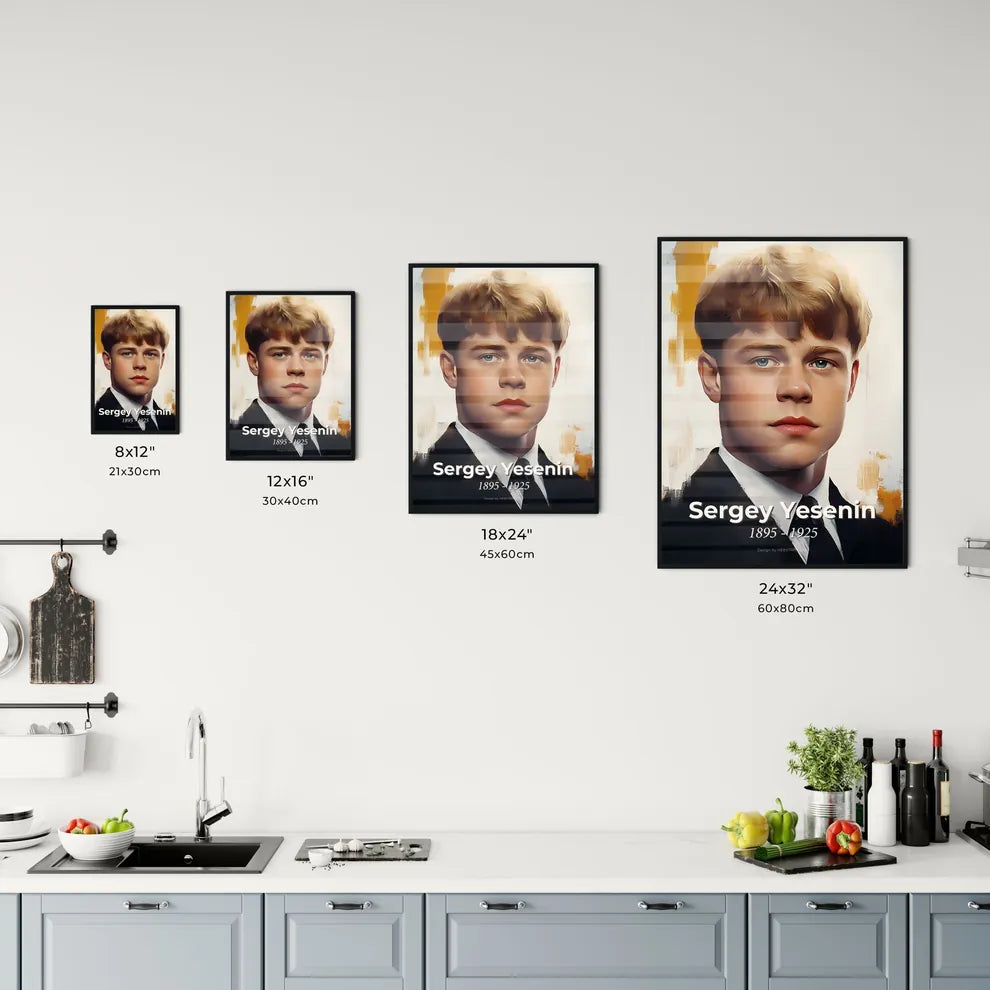 Portrait of Sergey Yesenin - Kitchen Hangings