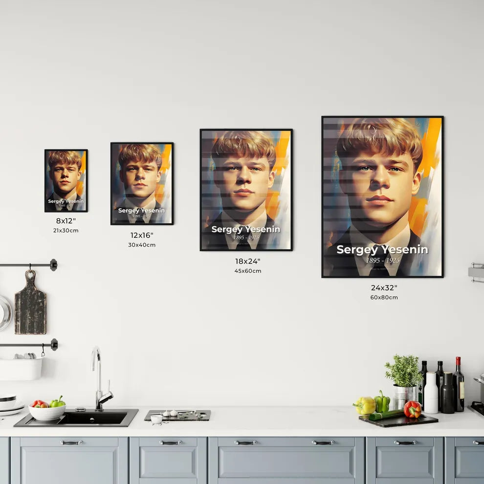 Portrait of Sergey Yesenin - Kitchen Hangings