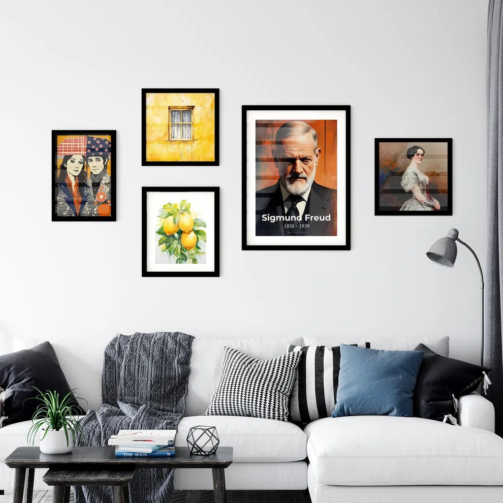 Portrait of Sigmund Freud Wall Art