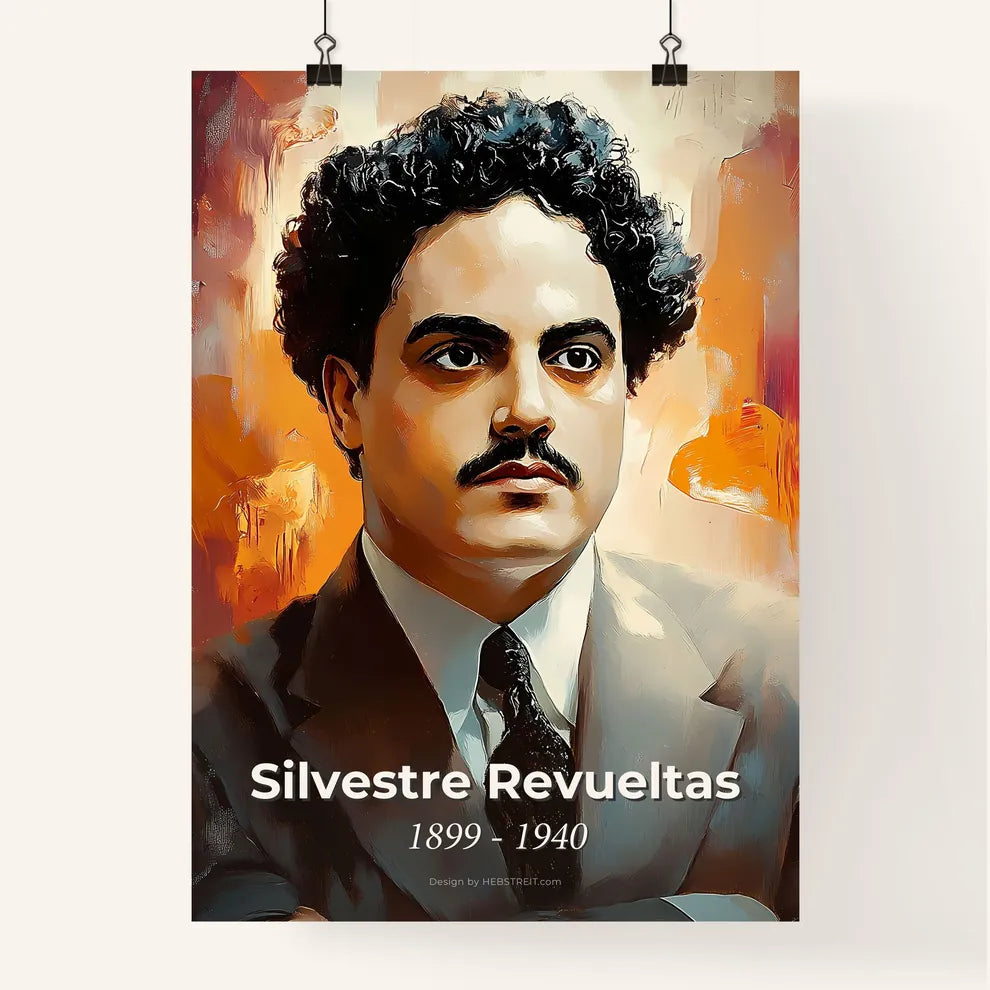 Portrait of Silvestre Revueltas Poster