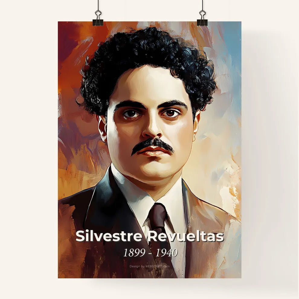 Portrait of Silvestre Revueltas Poster