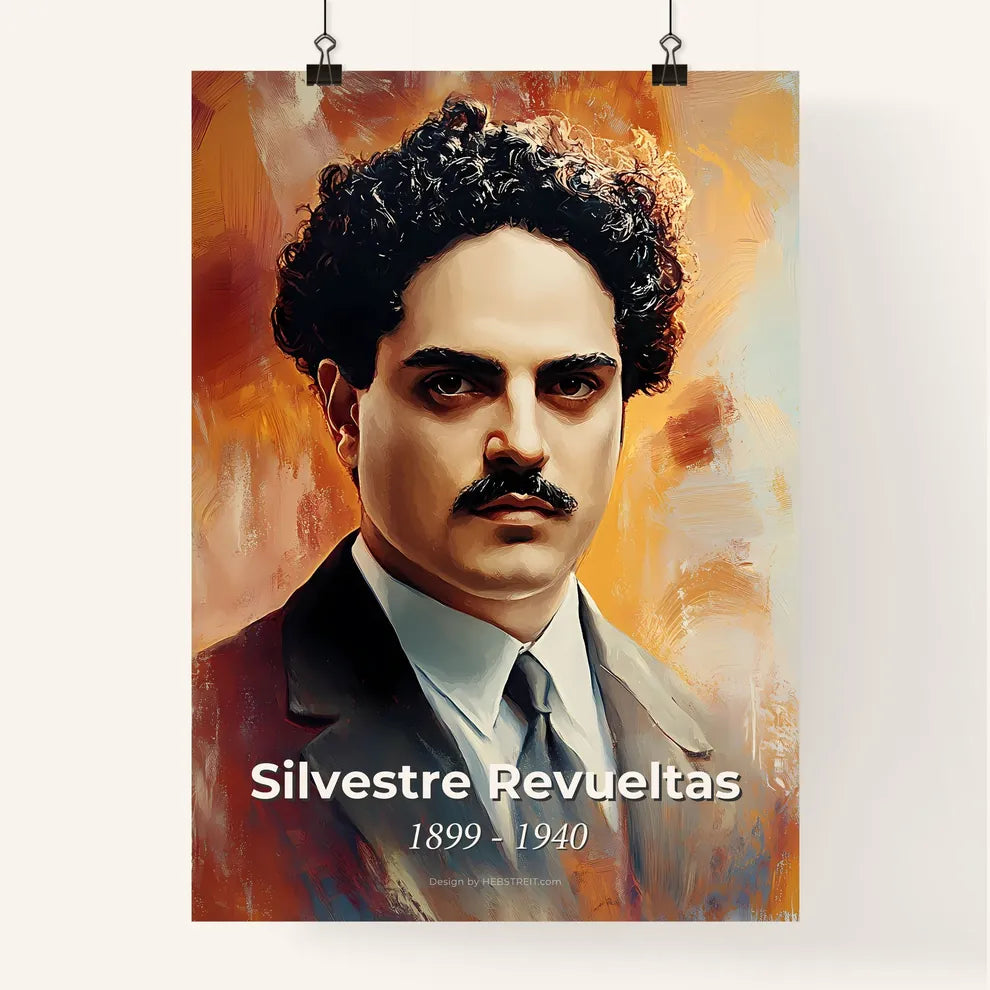 Portrait of Silvestre Revueltas Poster