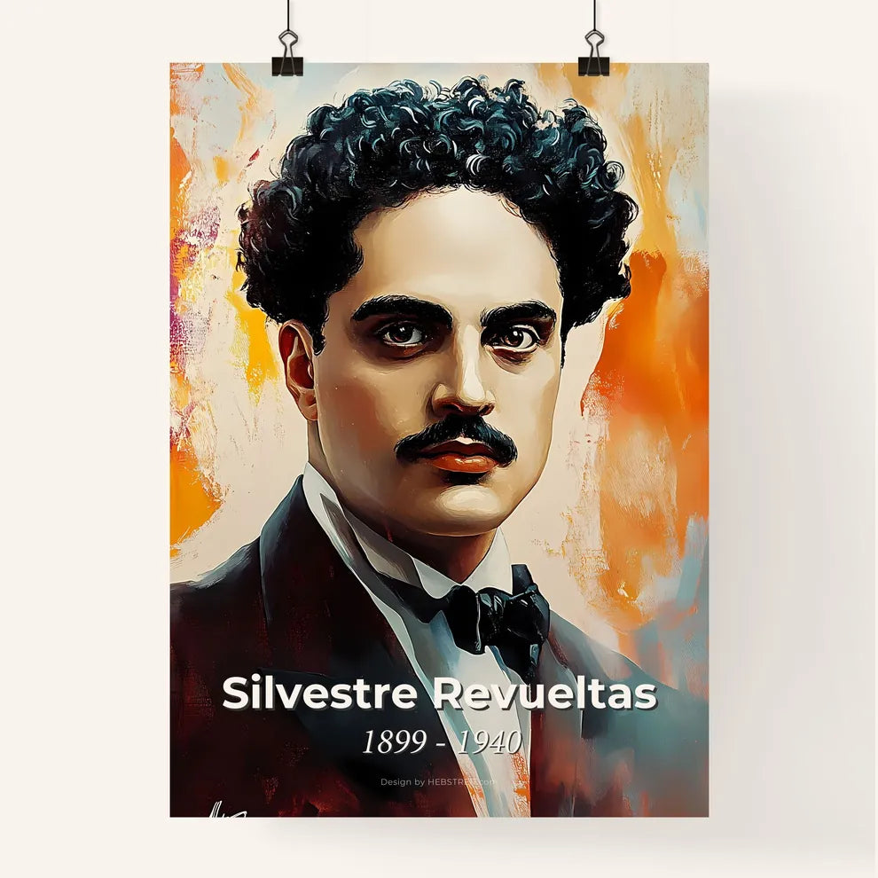 Portrait of Silvestre Revueltas Poster