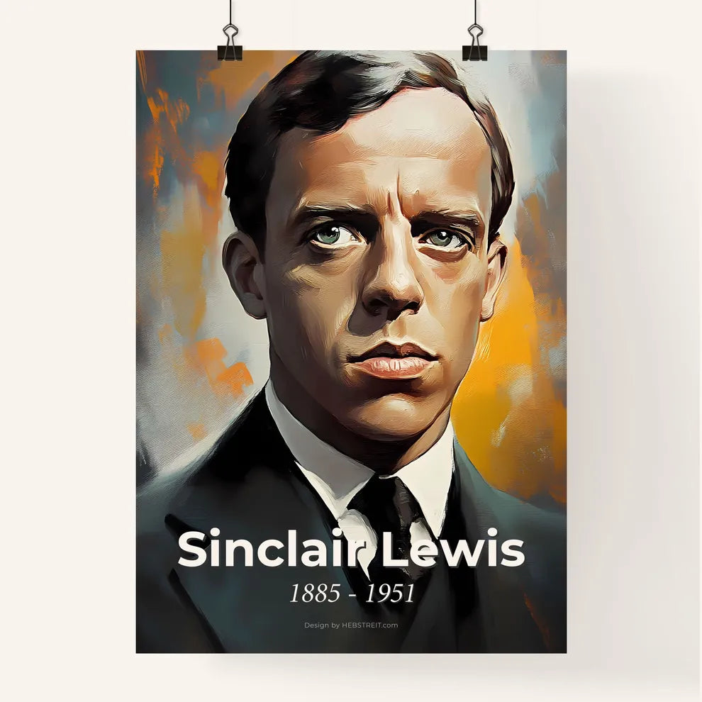 Portrait of Sinclair Lewis Poster