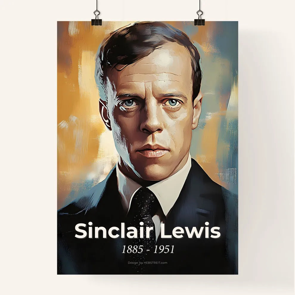 Portrait of Sinclair Lewis Poster