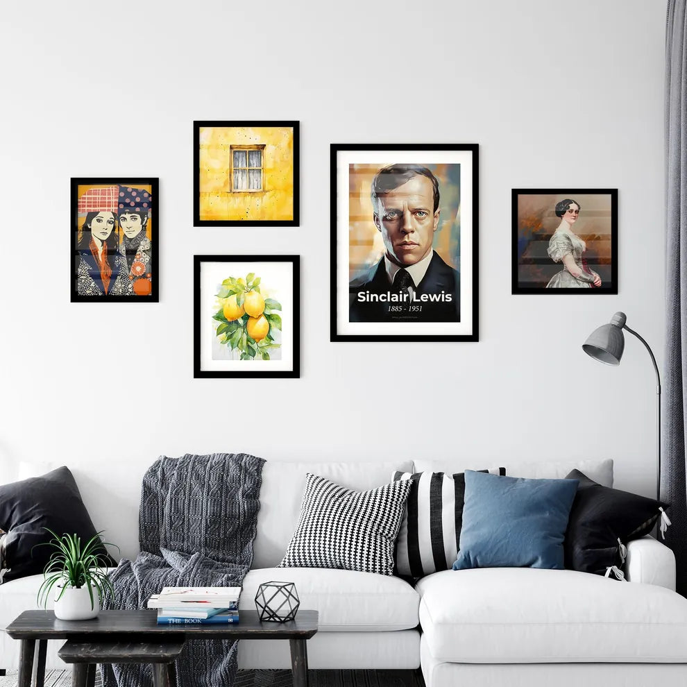 Portrait of Sinclair Lewis Wall Art