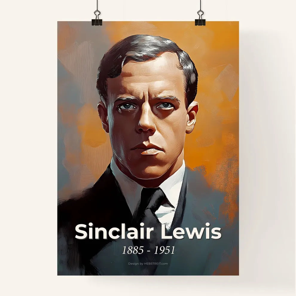 Portrait of Sinclair Lewis Poster