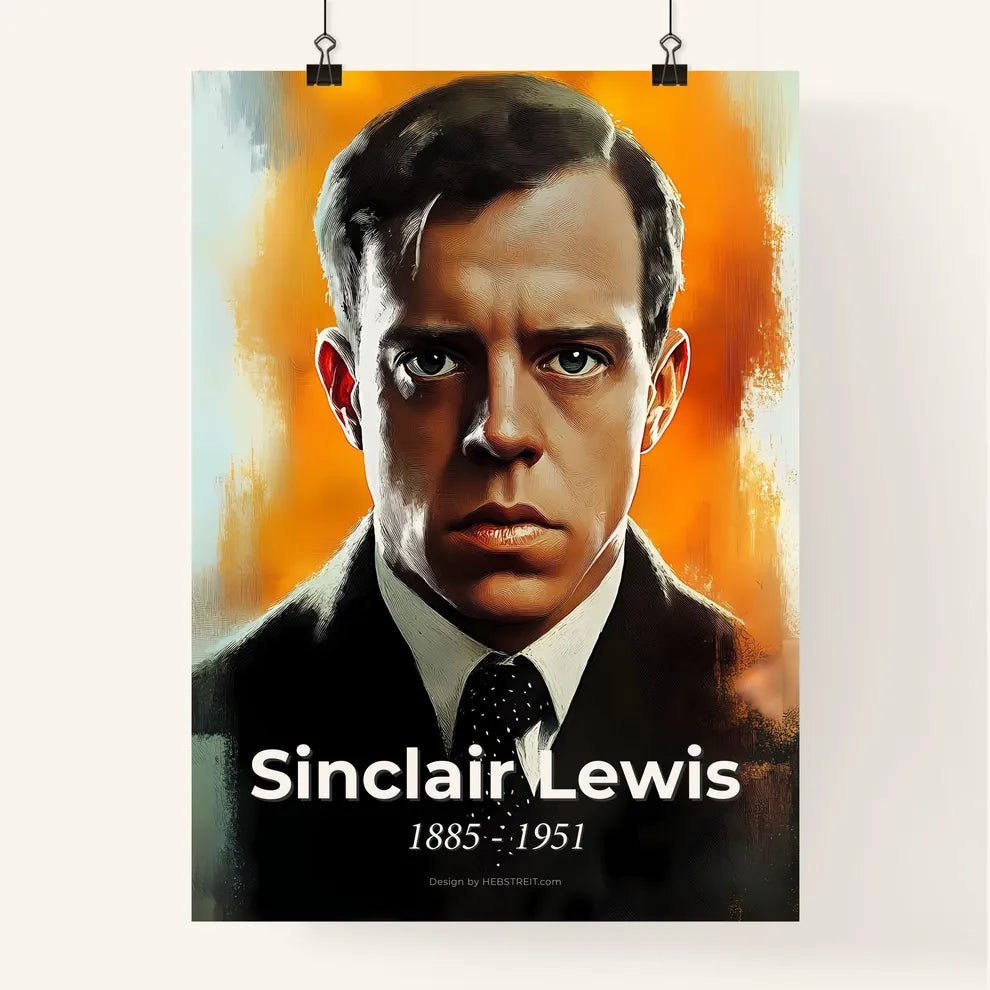 Portrait of Sinclair Lewis Poster