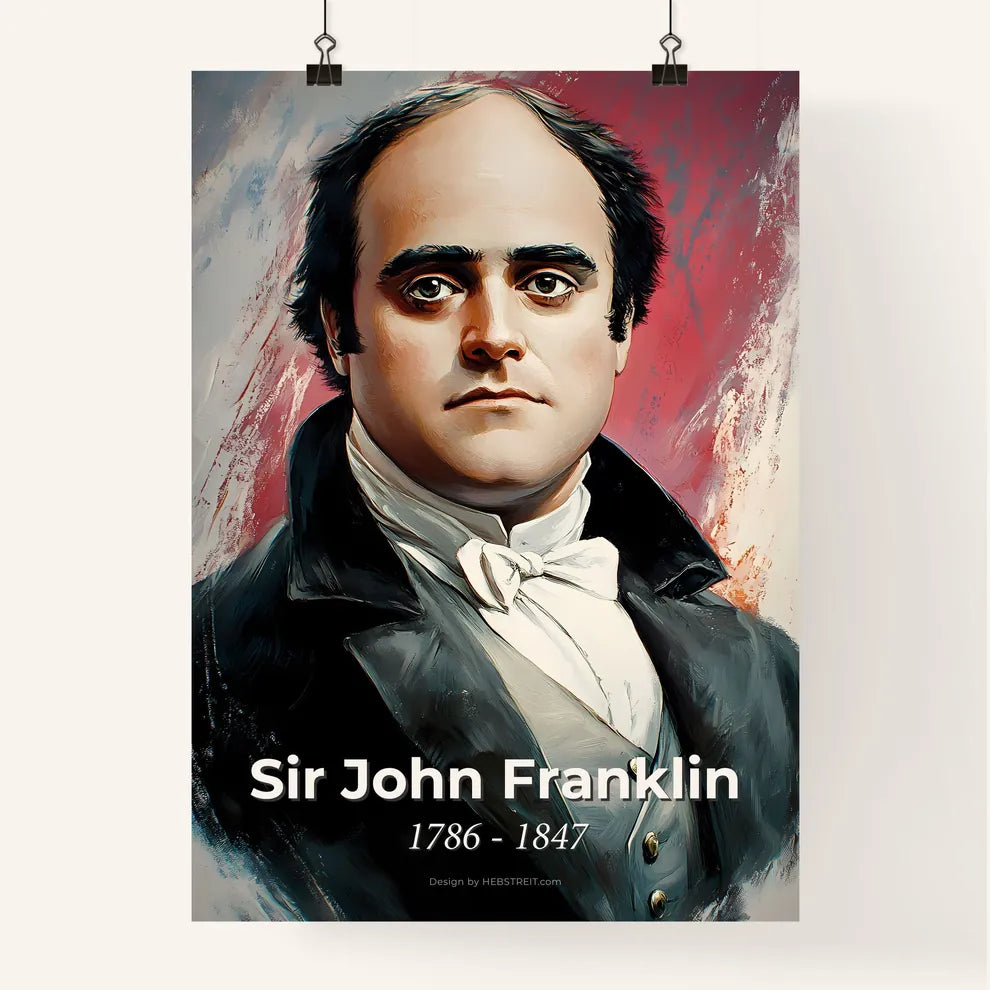 Portrait of Sir John Franklin Poster