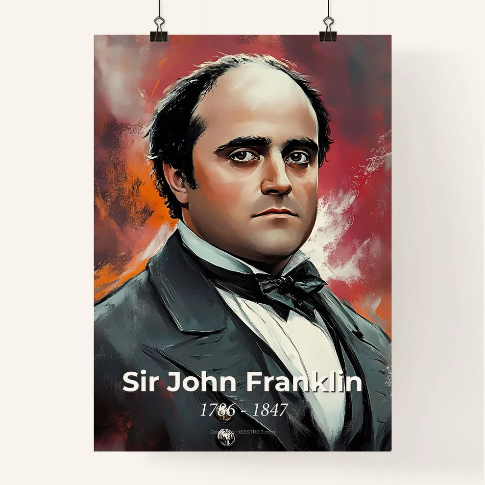 Portrait of Sir John Franklin Poster