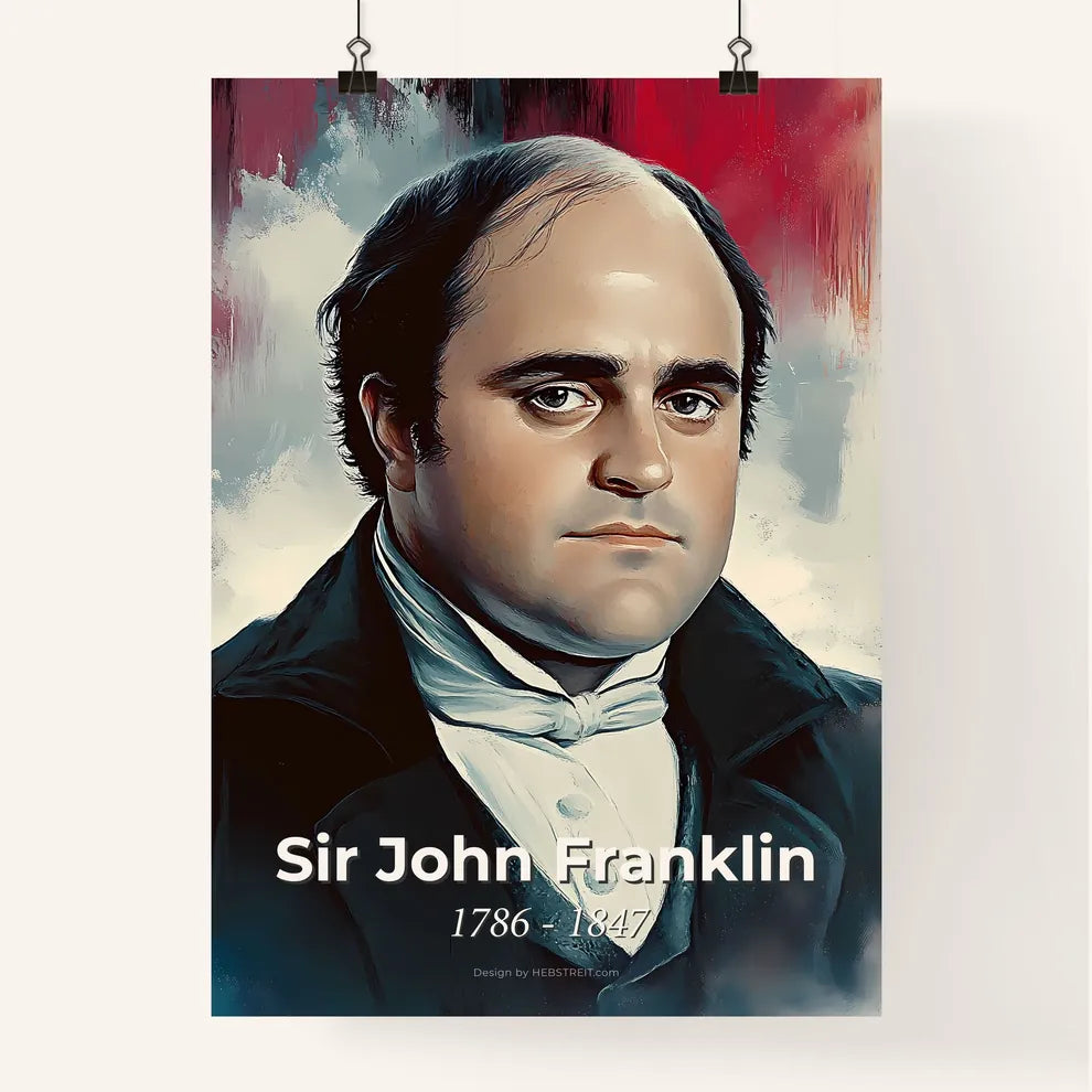 Portrait of Sir John Franklin Poster