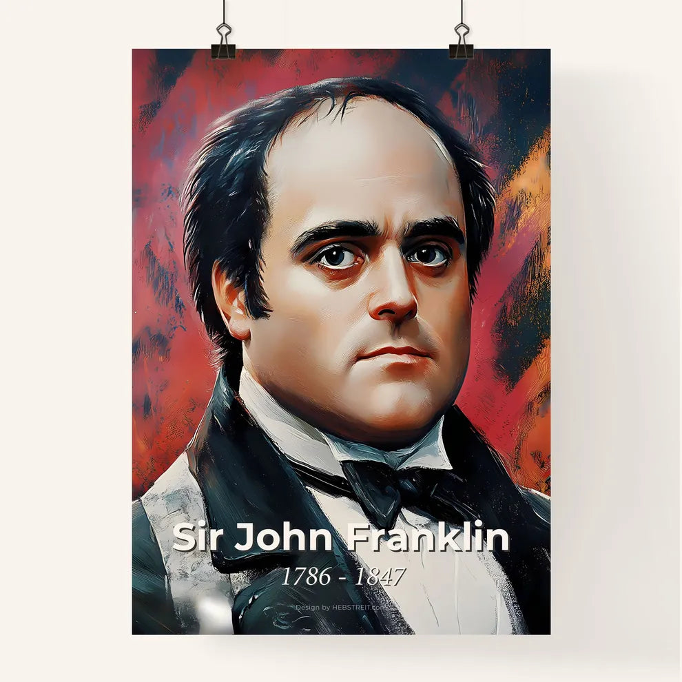 Portrait of Sir John Franklin Poster