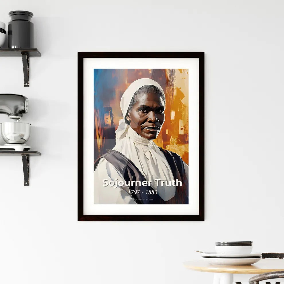 Portrait of Sojourner Truth Framed Print
