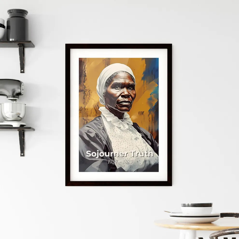 Portrait of Sojourner Truth Framed Print