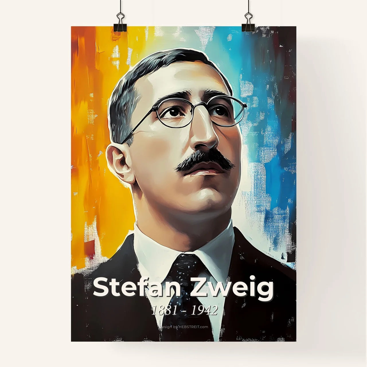 Portrait of Stefan Zweig Poster