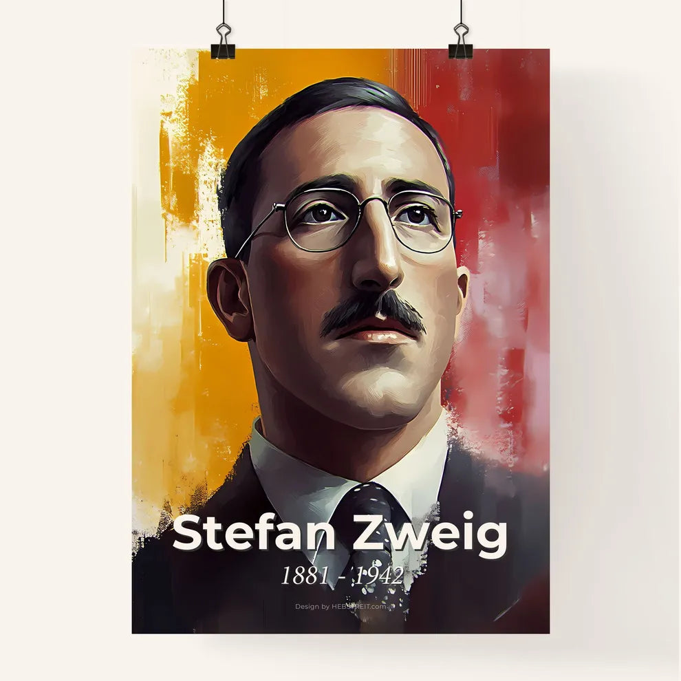 Portrait of Stefan Zweig Poster