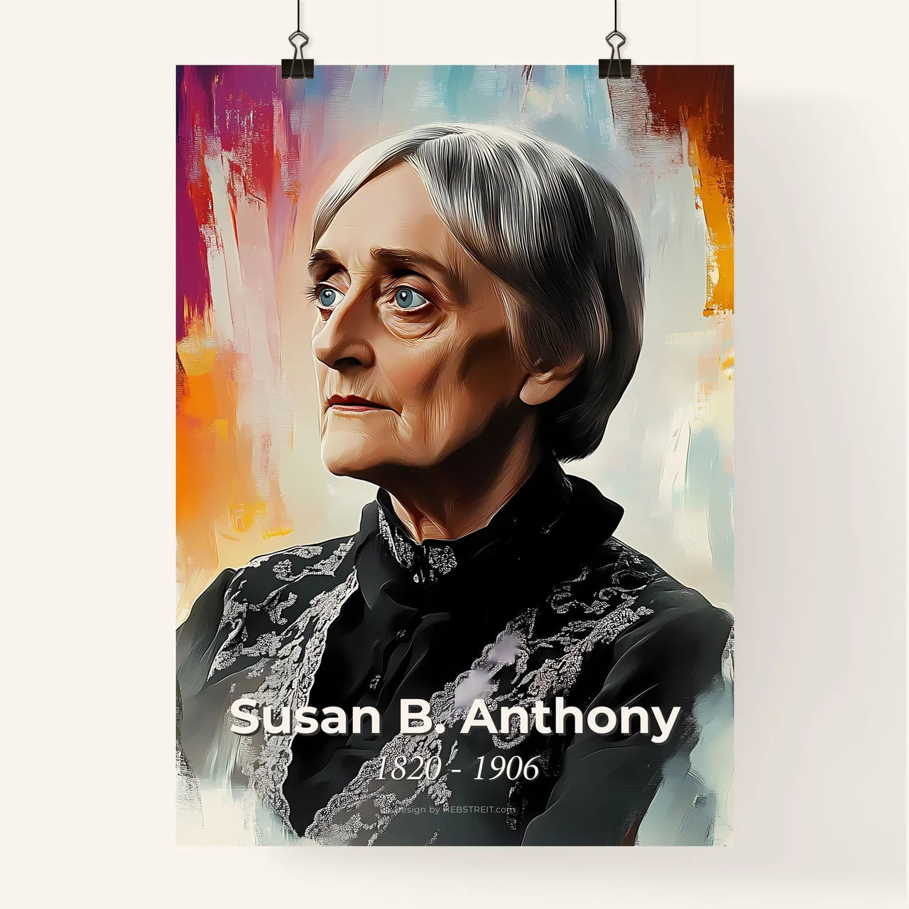 Portrait of Susan B Poster