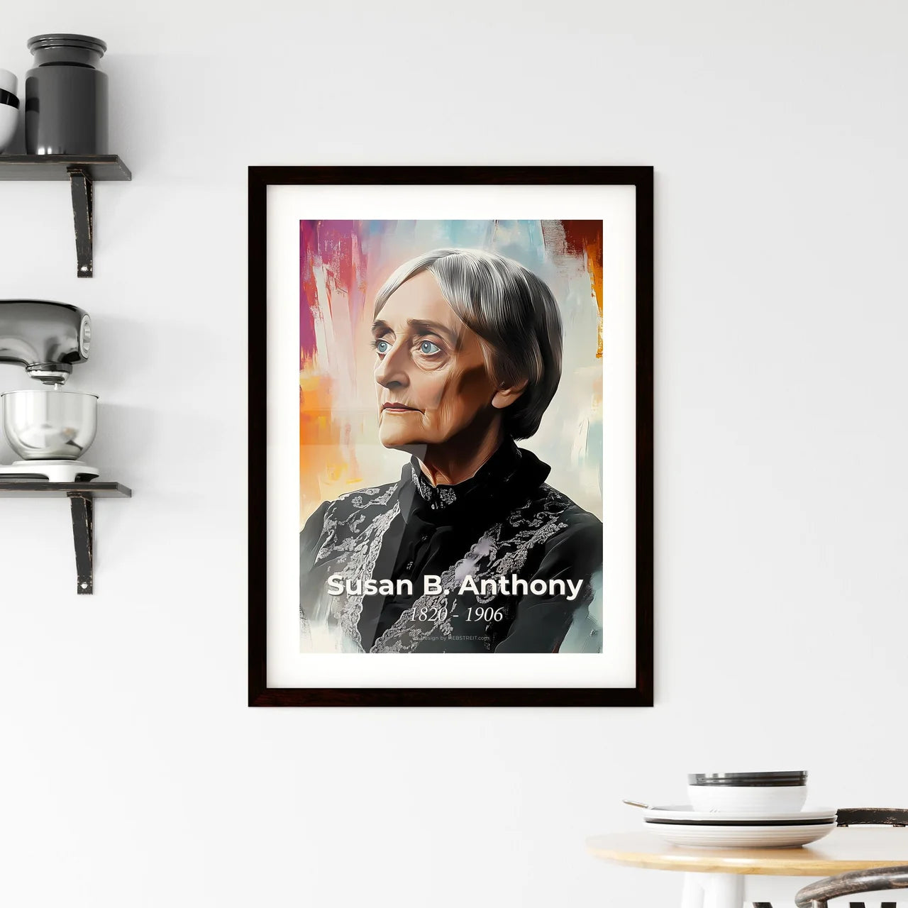 Portrait of Susan B Framed Print