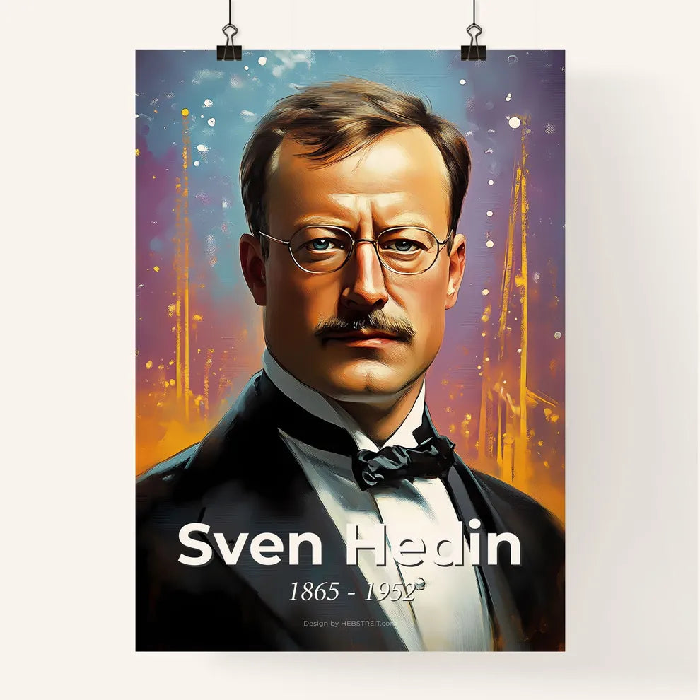 Portrait of Sven Hedin Poster