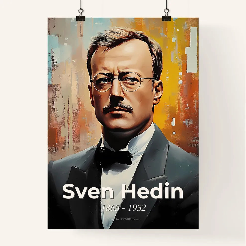 Portrait of Sven Hedin Poster