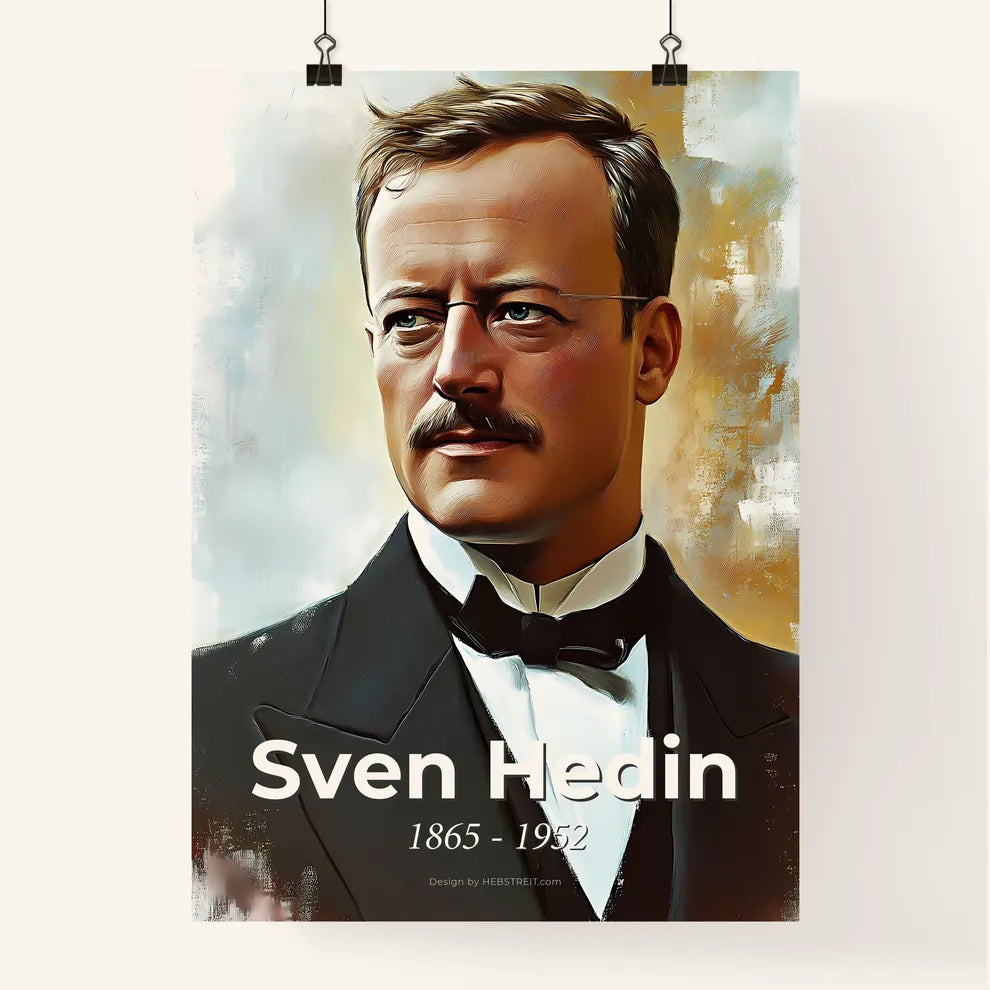 Portrait of Sven Hedin Poster