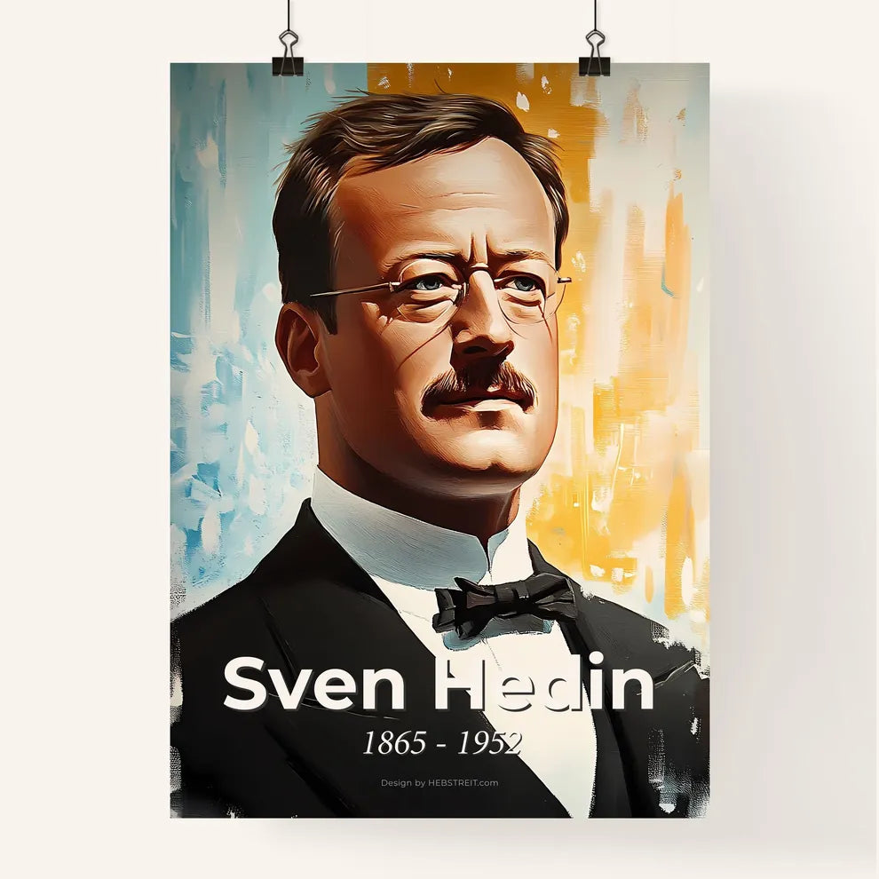 Portrait of Sven Hedin Poster