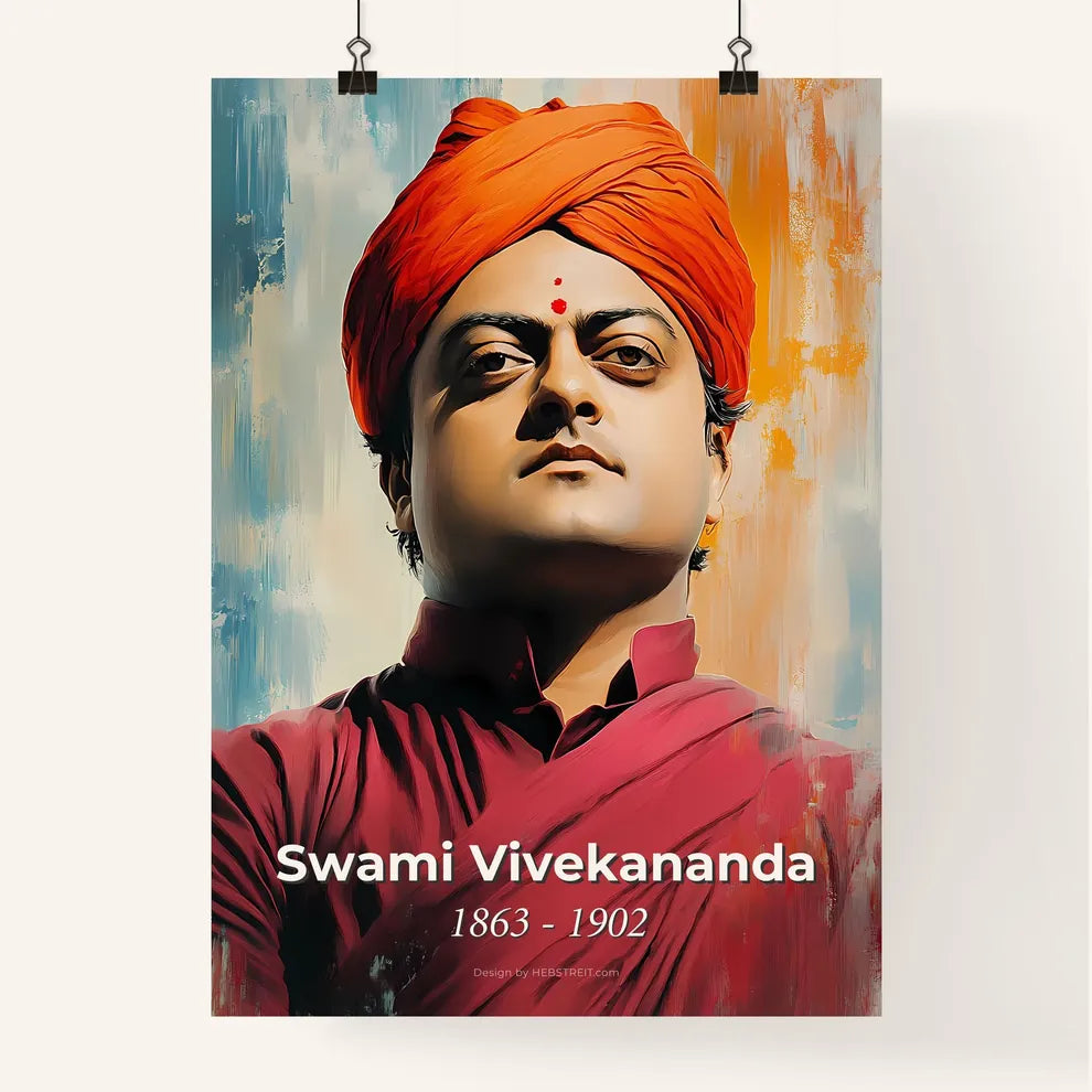Portrait of Swami Vivekananda Poster