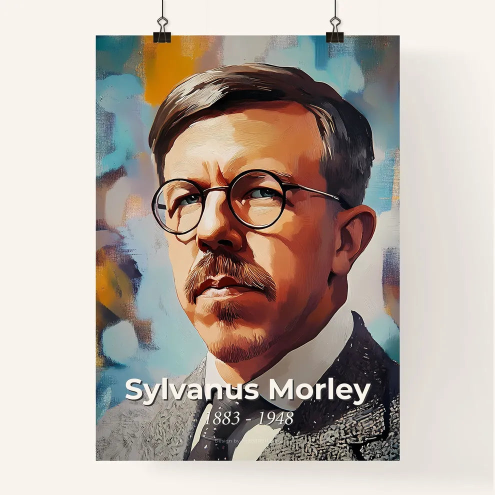 Portrait of Sylvanus Morley Poster