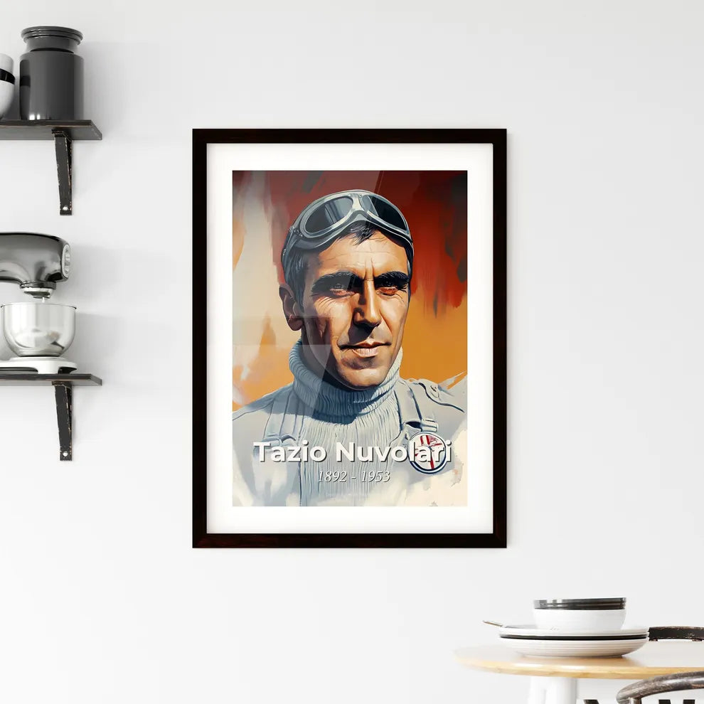 Portrait of Tazio Nuvolari Hangings