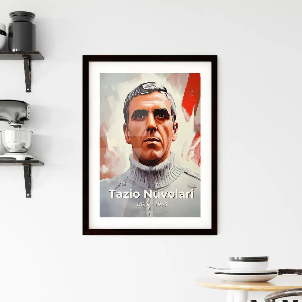 Portrait of Tazio Nuvolari Hangings