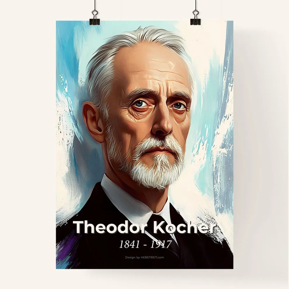 Portrait of Theodor Kocher Poster