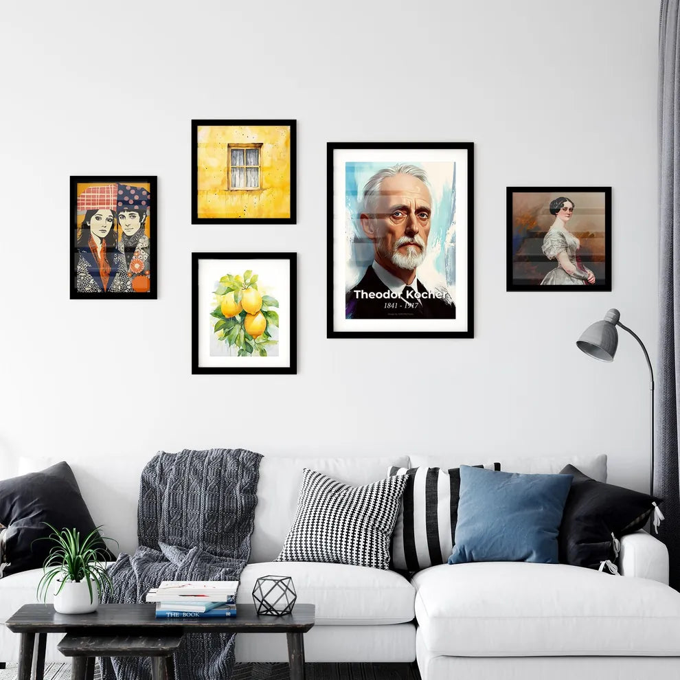 Portrait of Theodor Kocher Wall Art