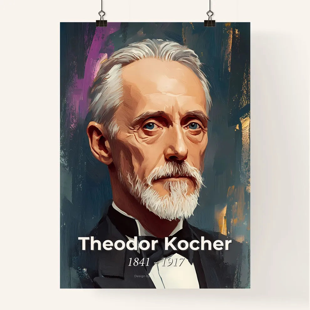 Portrait of Theodor Kocher Poster