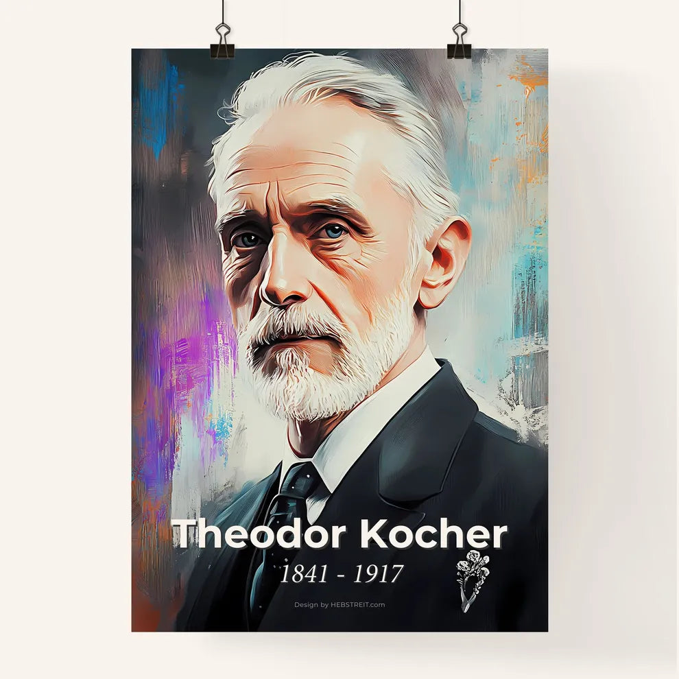 Portrait of Theodor Kocher Poster