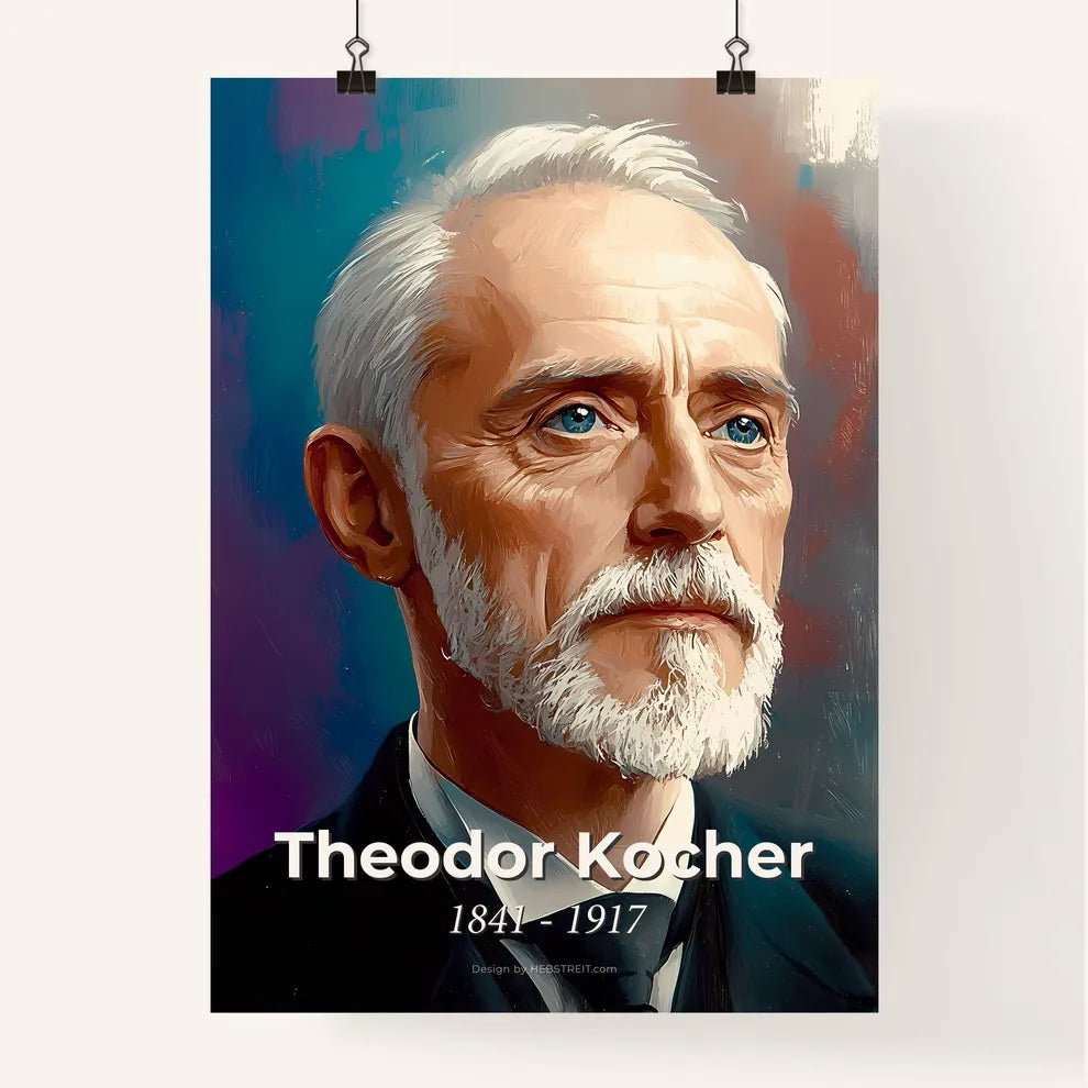 Portrait of Theodor Kocher Poster