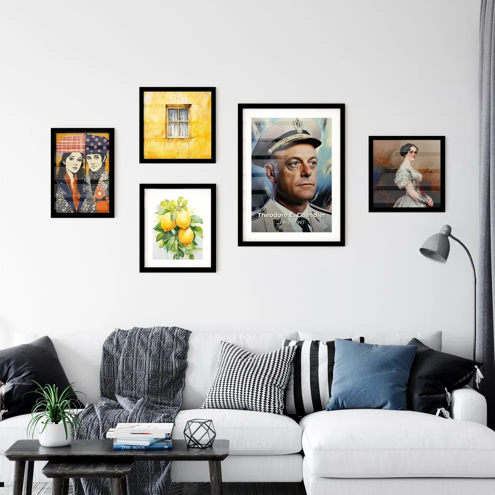 Portrait of Theodore E. Chandler Wall Art