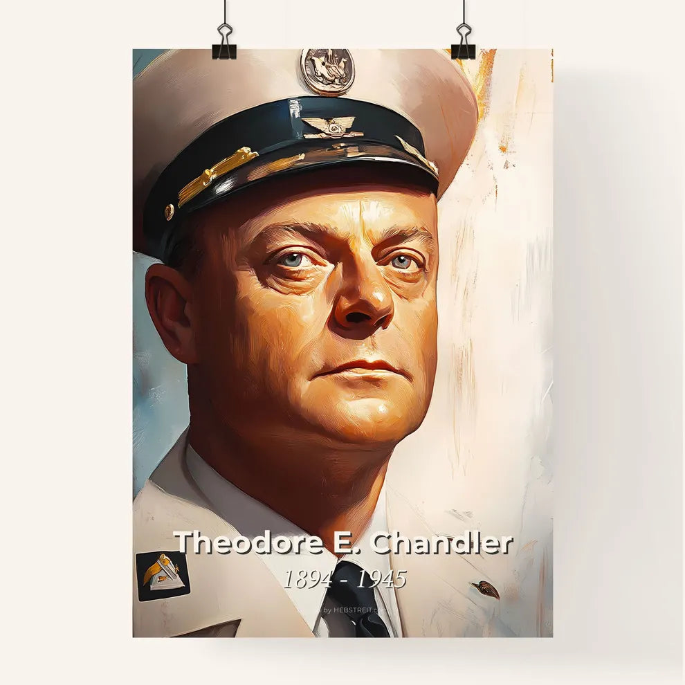 Portrait of Theodore E. Chandler Poster