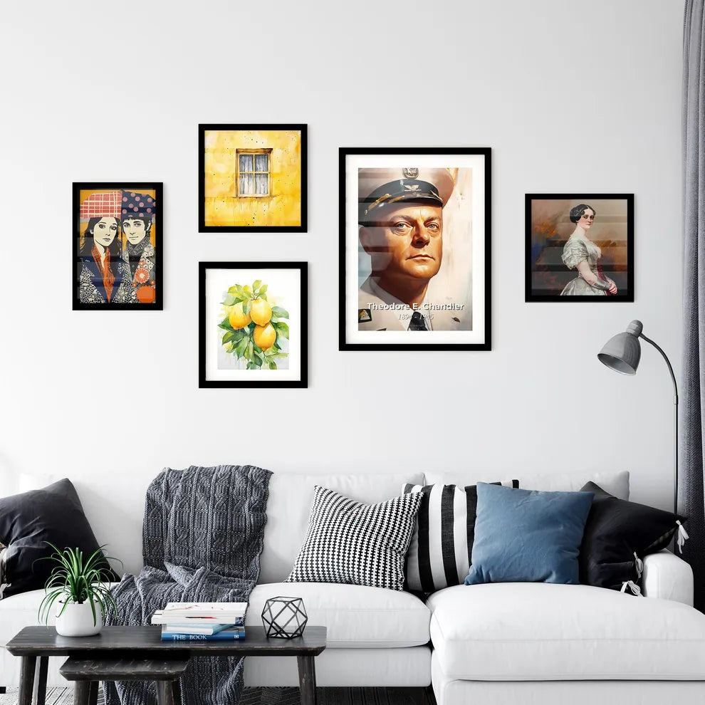 Portrait of Theodore E. Chandler Wall Art