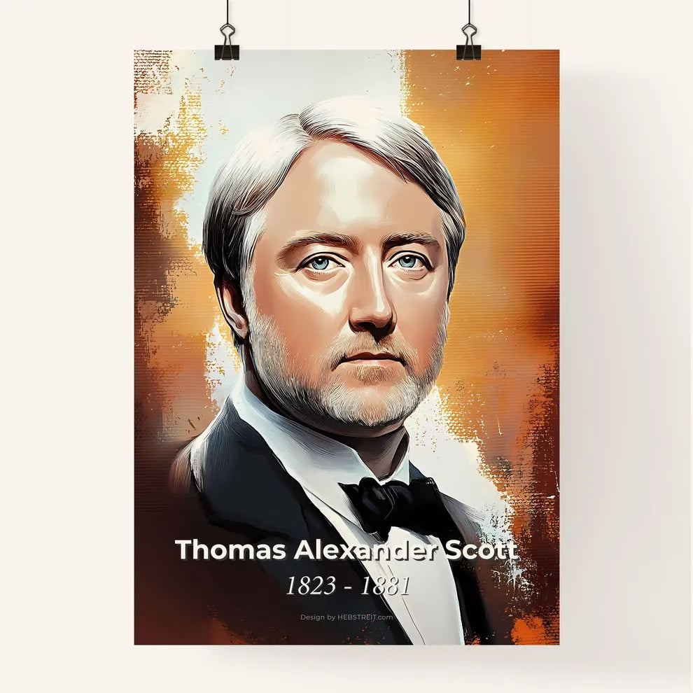 Portrait of Thomas Alexander Scott Poster
